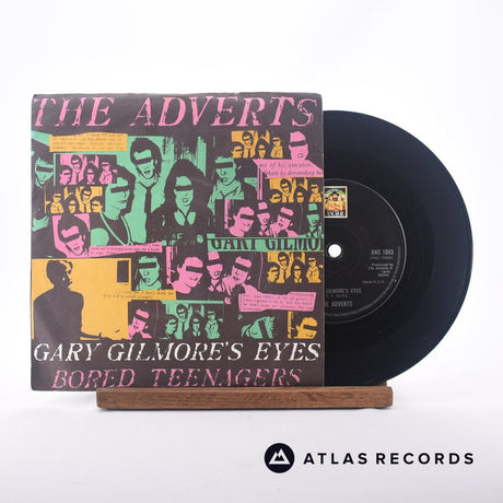 The Adverts Gary Gilmore's Eyes 7" Vinyl Record - Front Cover & Record