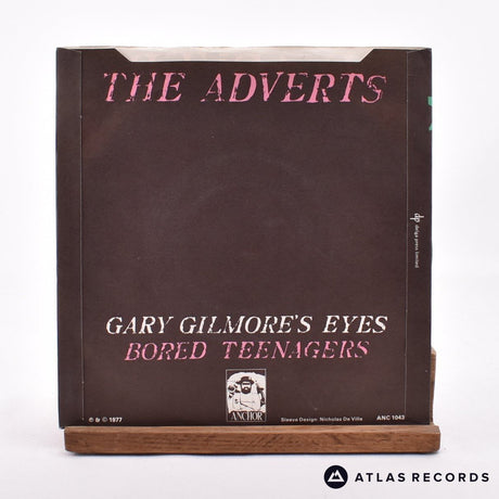 The Adverts - Gary Gilmore's Eyes - 7" Vinyl Record - EX/VG+