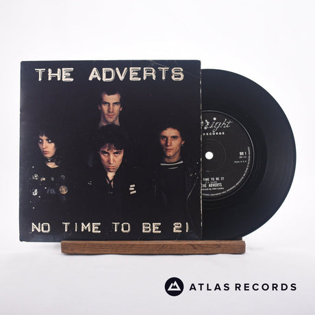 The Adverts No Time To Be 21 7" Vinyl Record - Front Cover & Record