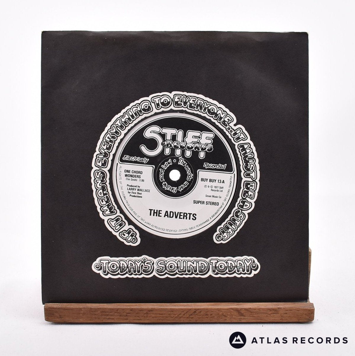 The Adverts One Chord Wonders 7" Vinyl Record - In Sleeve