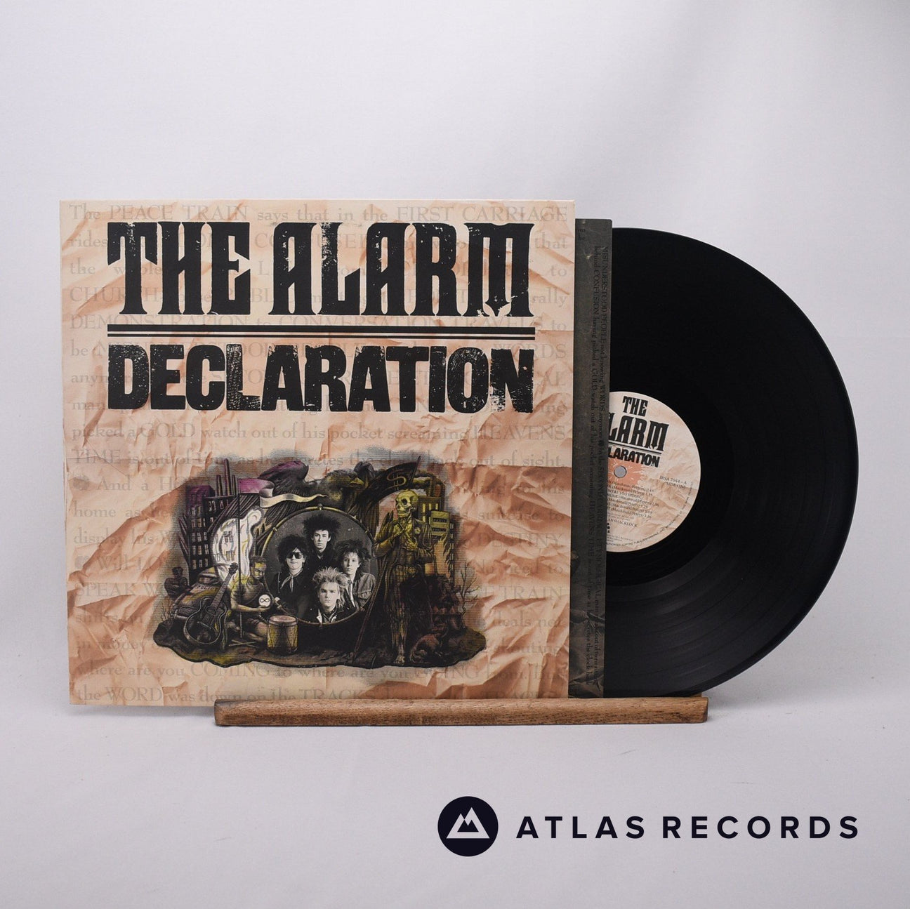 The Alarm Declaration LP Vinyl Record - Front Cover & Record