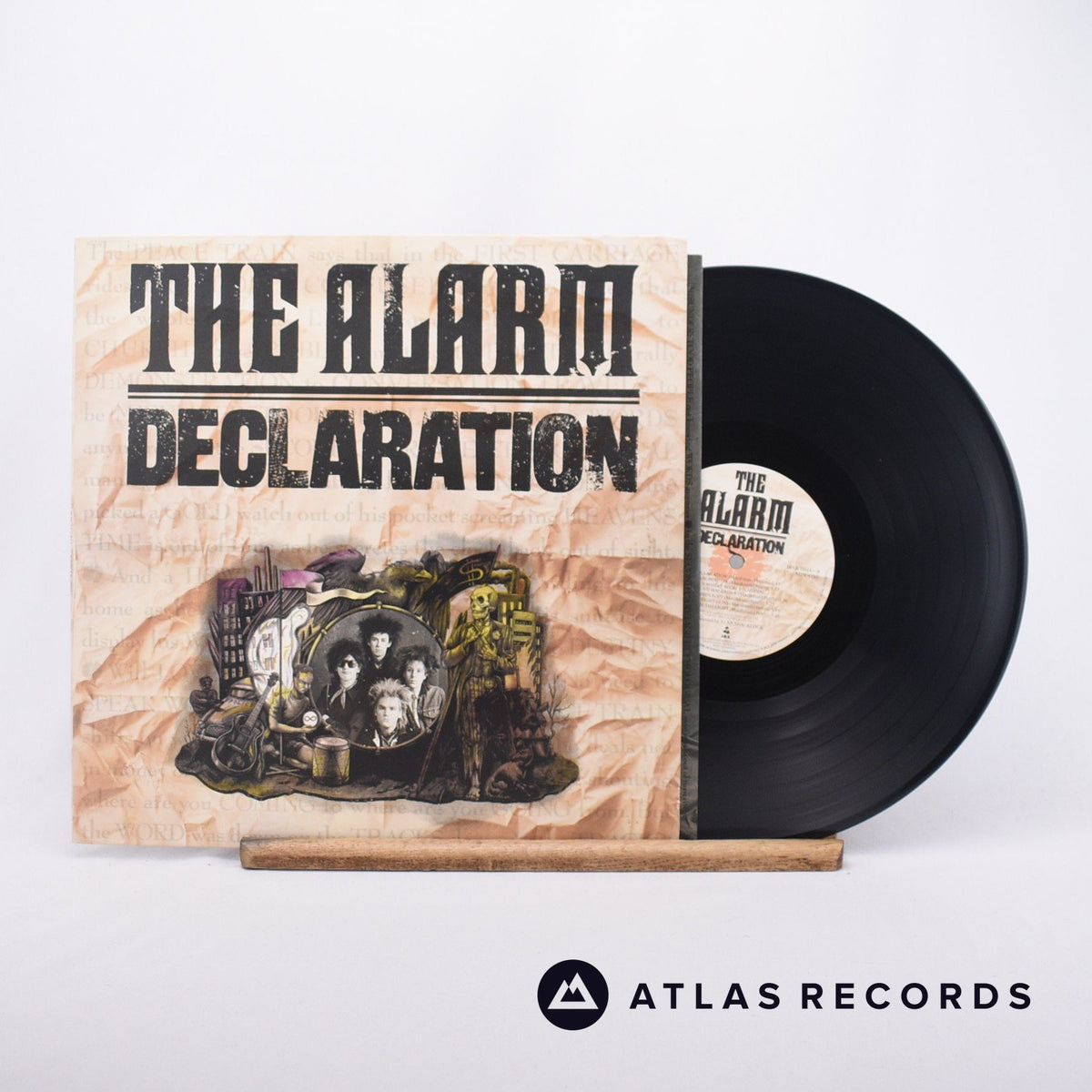 The Alarm Declaration LP Vinyl Record - Front Cover & Record