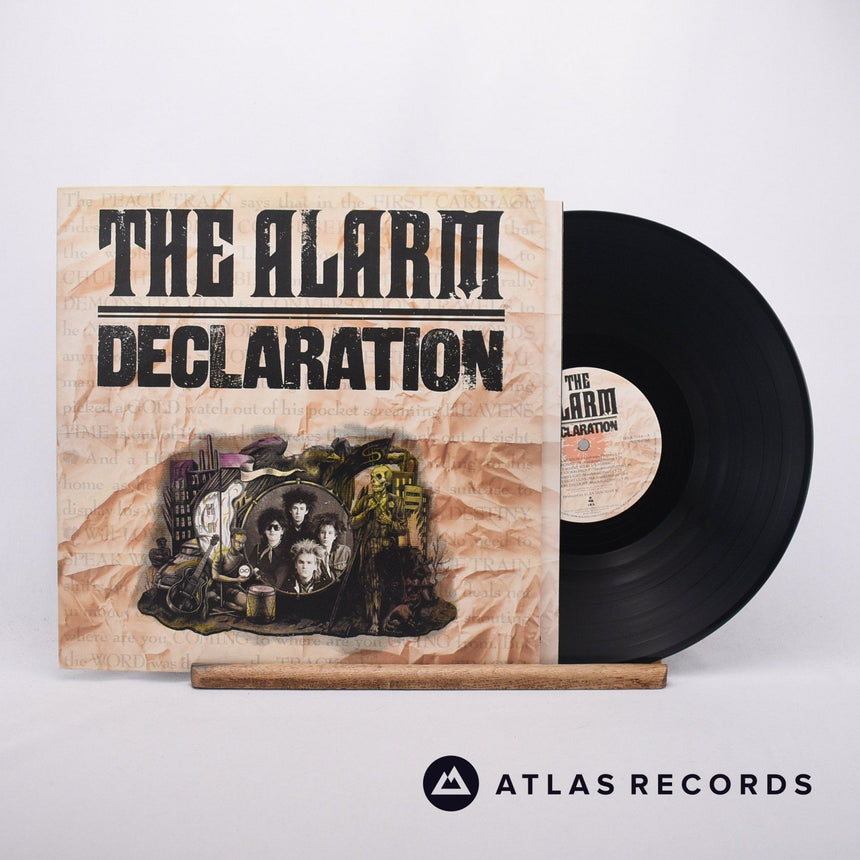 The Alarm Declaration LP Vinyl Record - Front Cover & Record