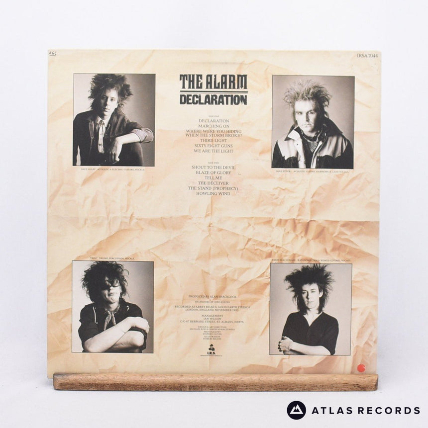 The Alarm - Declaration - Bilbo A2 B2 LP Vinyl Record - EX/EX