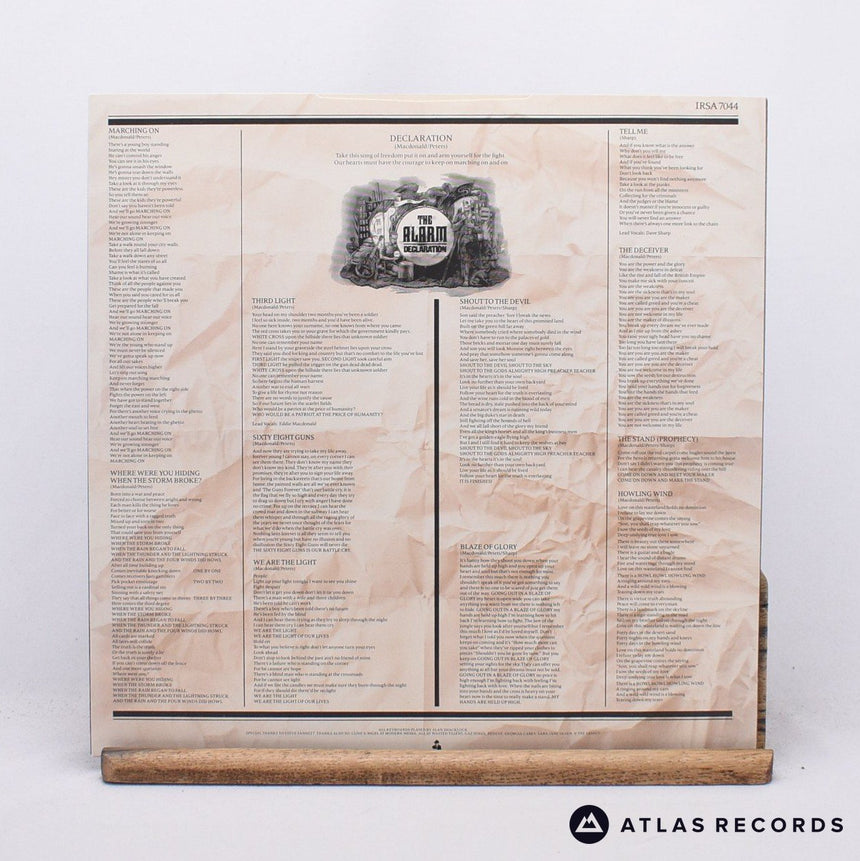 The Alarm - Declaration - Bilbo LP Vinyl Record - EX/EX