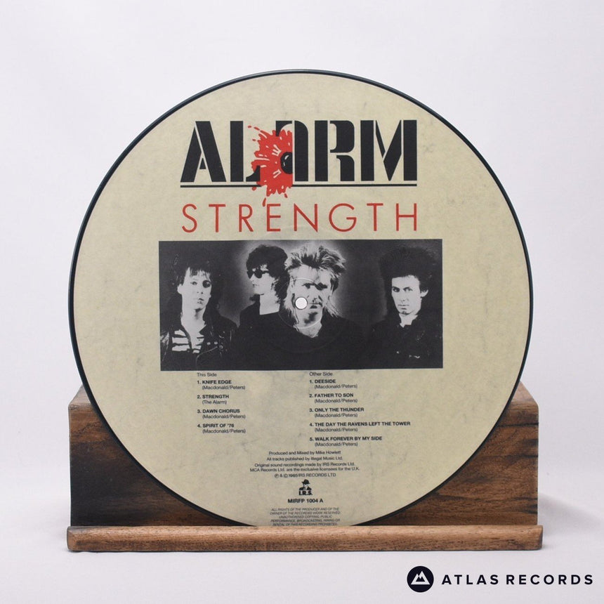 The Alarm - Strength - Die-Cut Sleeve LP Vinyl Record - VG+/VG+