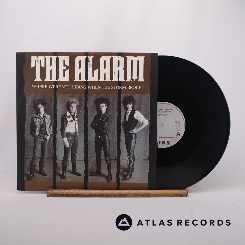 The Alarm Where Were You Hiding When The Storm Broke? 12" Vinyl Record - Front Cover & Record