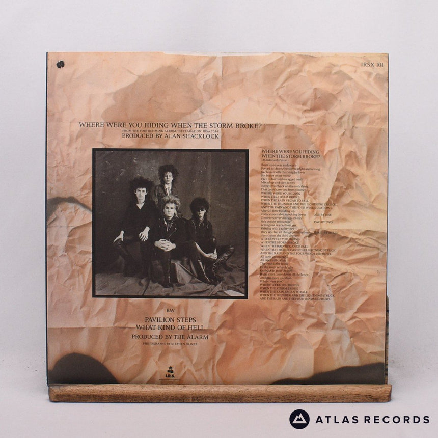 The Alarm - Where Were You Hiding When The Storm Broke? - 12" Vinyl Record