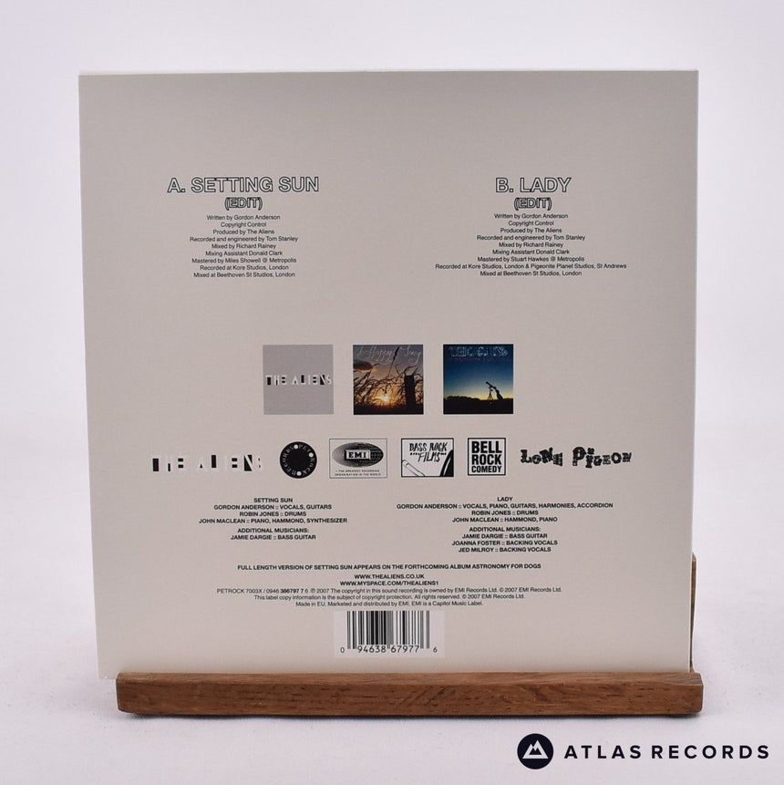 The Aliens - Setting Sun - Limited Edition 7" Vinyl Record - NM/NM