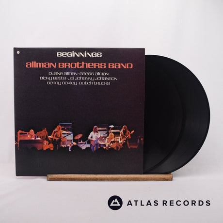 The Allman Brothers Band Beginnings 2 x LP Vinyl Record - Front Cover & Record