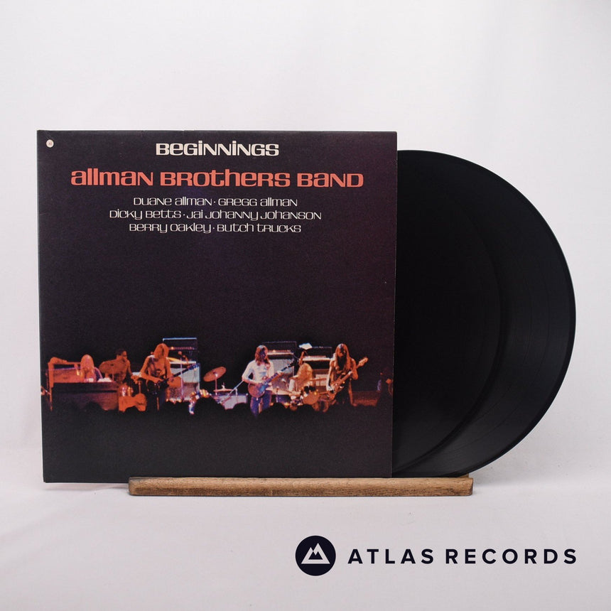 The Allman Brothers Band Beginnings 2 x LP Vinyl Record - Front Cover & Record