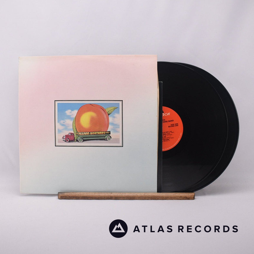 The Allman Brothers Band Eat A Peach Double LP Vinyl Record - Front Cover & Record