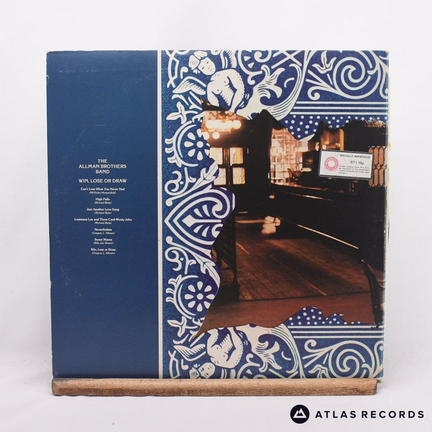 The Allman Brothers Band - Win, Lose Or Draw - LP Vinyl Record - VG+/VG+