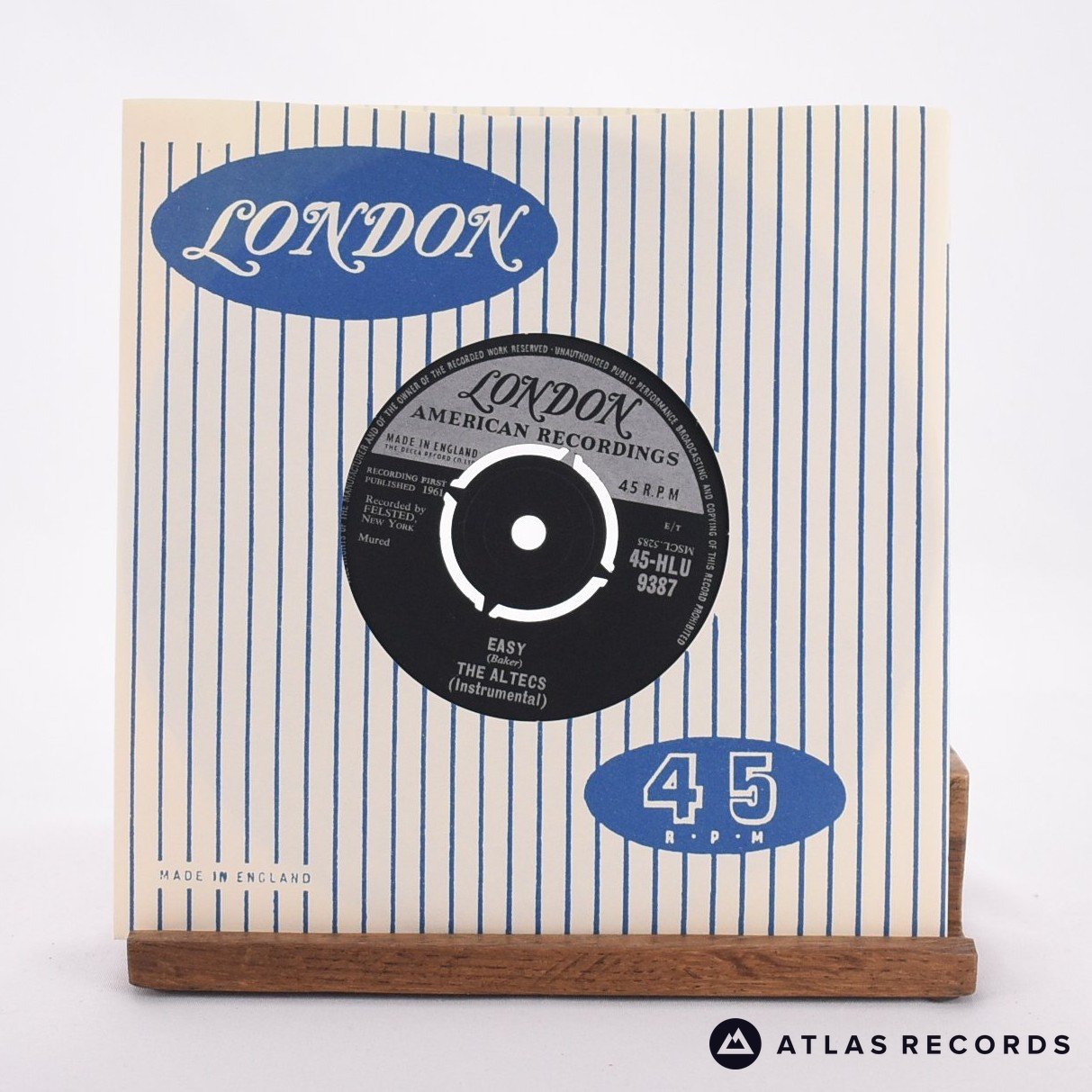 The Altecs Easy 7" Vinyl Record - In Sleeve
