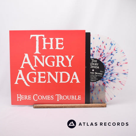 The Angry Agenda Here Comes Trouble LP Vinyl Record - Front Cover & Record