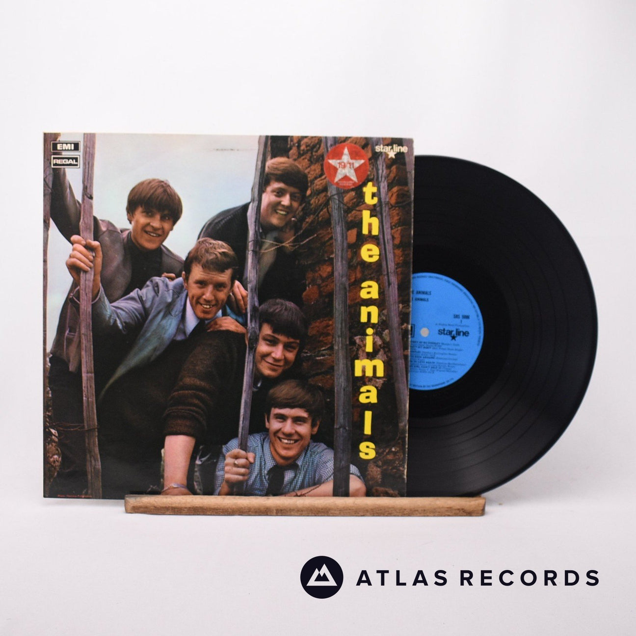 The Animals The Animals LP Vinyl Record - Front Cover & Record