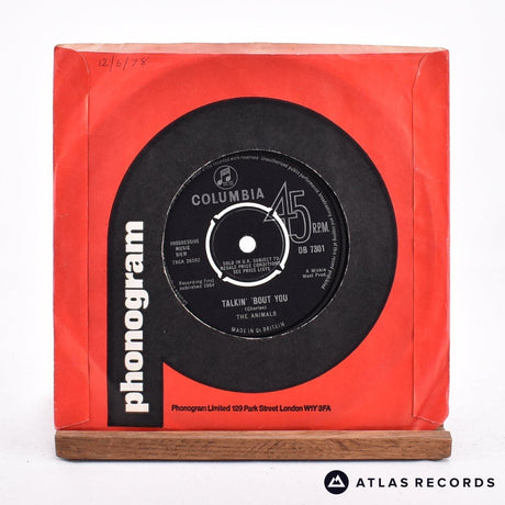 The Animals - The House Of The Rising Sun - 7" Vinyl Record - VG+/VG+