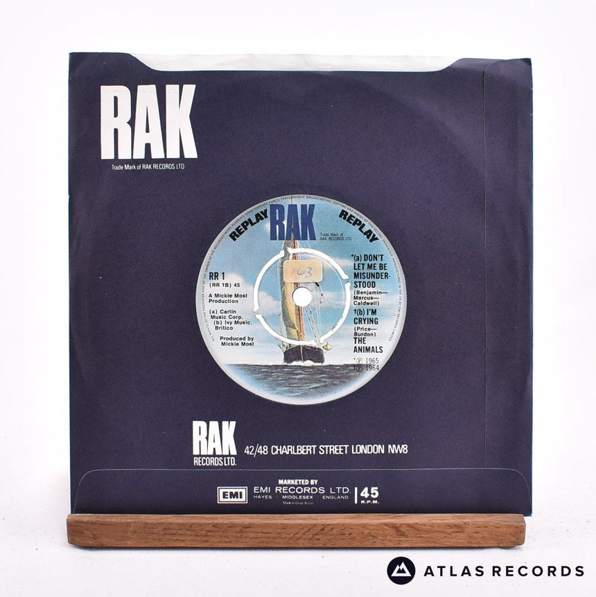 The Animals - The House Of The Rising Sun - 7" Vinyl Record - EX/VG+