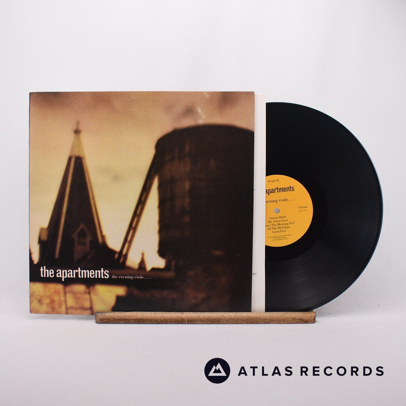The Apartments The Evening Visits....And Stays For Years LP Vinyl Record - Front Cover & Record