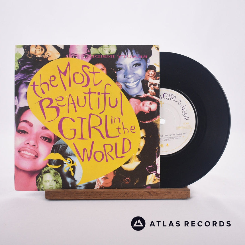 The Artist The Most Beautiful Girl In The World 7" Vinyl Record - Front Cover & Record