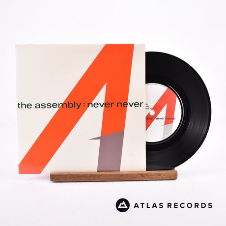 The Assembly Never Never 7" Vinyl Record - Front Cover & Record