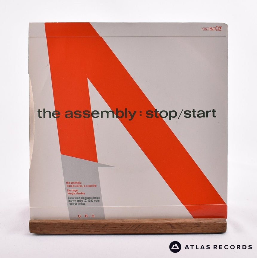 The Assembly - Never Never - 7" Vinyl Record - VG+/EX