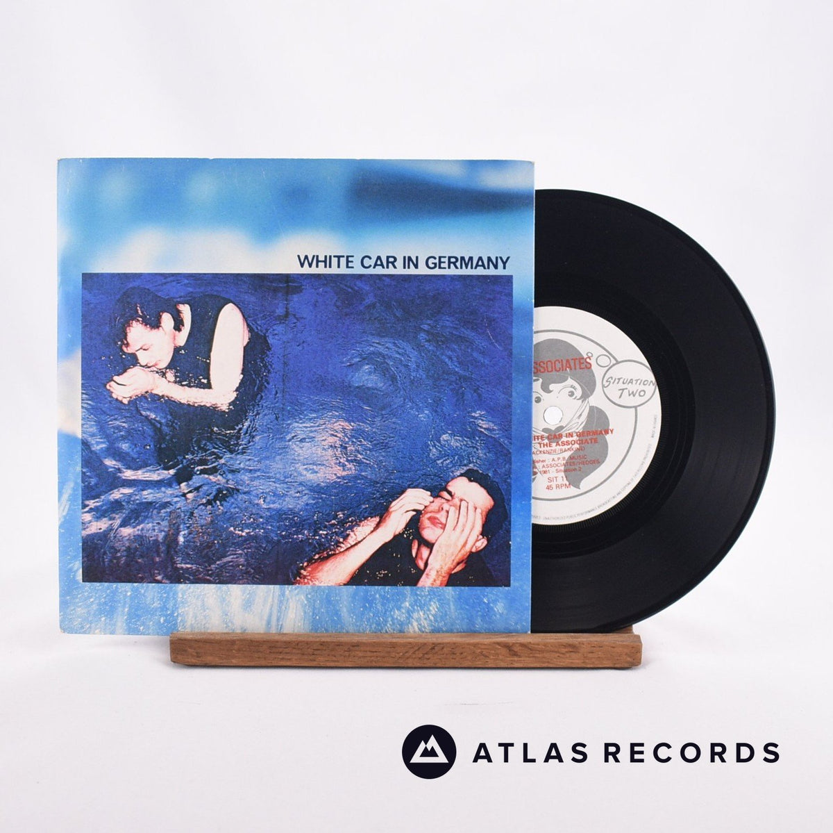 The Associates White Car In Germany 7" Vinyl Record - Front Cover & Record