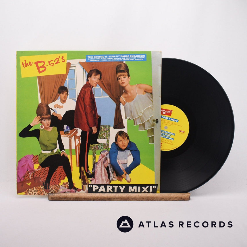 The B-52's Party Mix! 12" Vinyl Record - Front Cover & Record