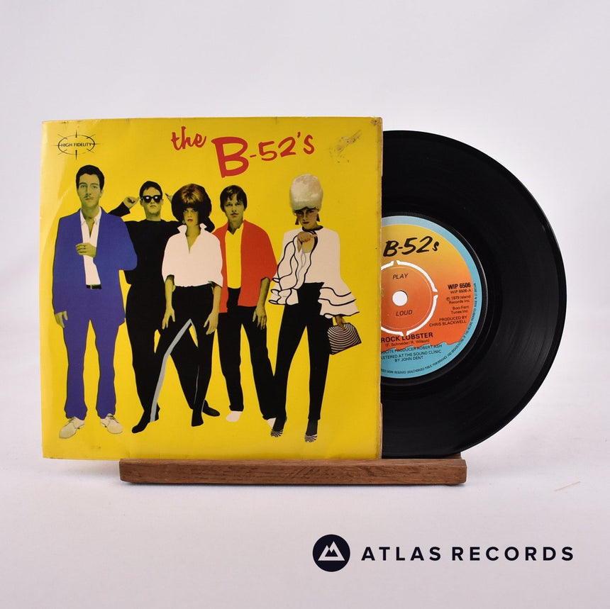 The B-52's Rock Lobster 7" Vinyl Record - Front Cover & Record
