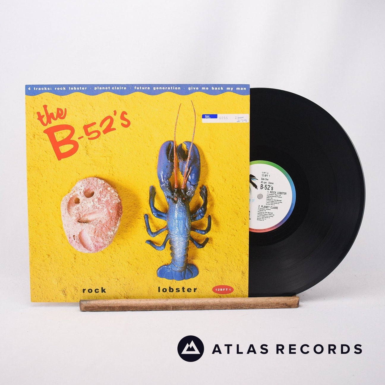 The B-52's Rock Lobster 12" Vinyl Record - Front Cover & Record