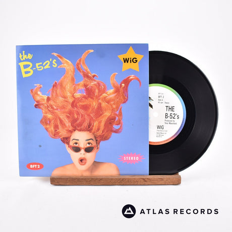 The B-52's Wig 7" Vinyl Record - Front Cover & Record