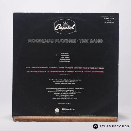 The Band - Moondog Matinee - First Press -1 -1 LP Vinyl Record - VG+/EX