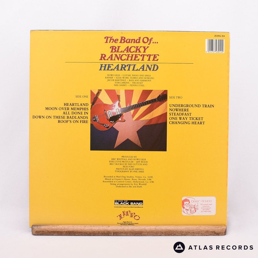 The Band Of Blacky Ranchette - Heartland - LP Vinyl Record - VG+/EX