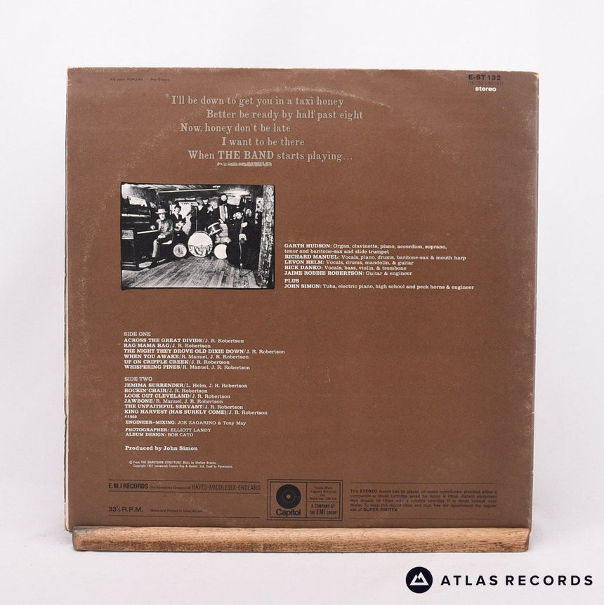 The Band - The Band - Gatefold First Uk Press ST1 ST2 LP Vinyl Record - VG+/VG+