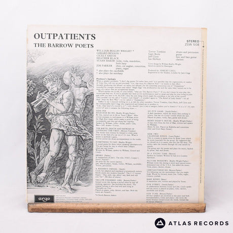 The Barrow Poets - Outpatients - LP Vinyl Record - VG+/VG+