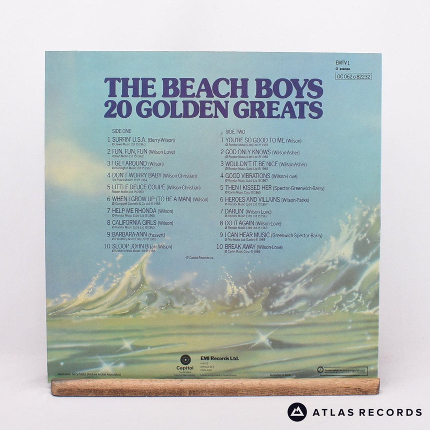 The Beach Boys - 20 Golden Greats - LP Vinyl Record - EX/EX