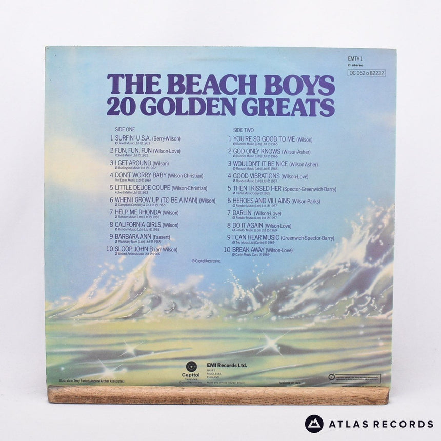The Beach Boys - 20 Golden Greats - A-2 B-2 LP Vinyl Record - EX/EX