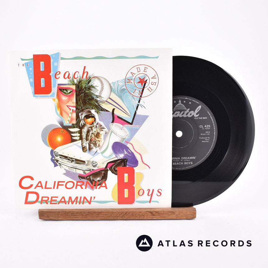 The Beach Boys California Dreamin' 7" Vinyl Record - Front Cover & Record