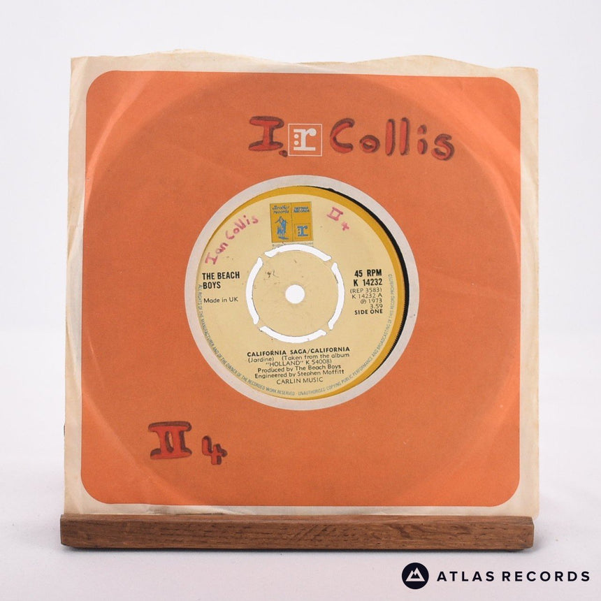 The Beach Boys California Saga/California 7" Vinyl Record - In Sleeve