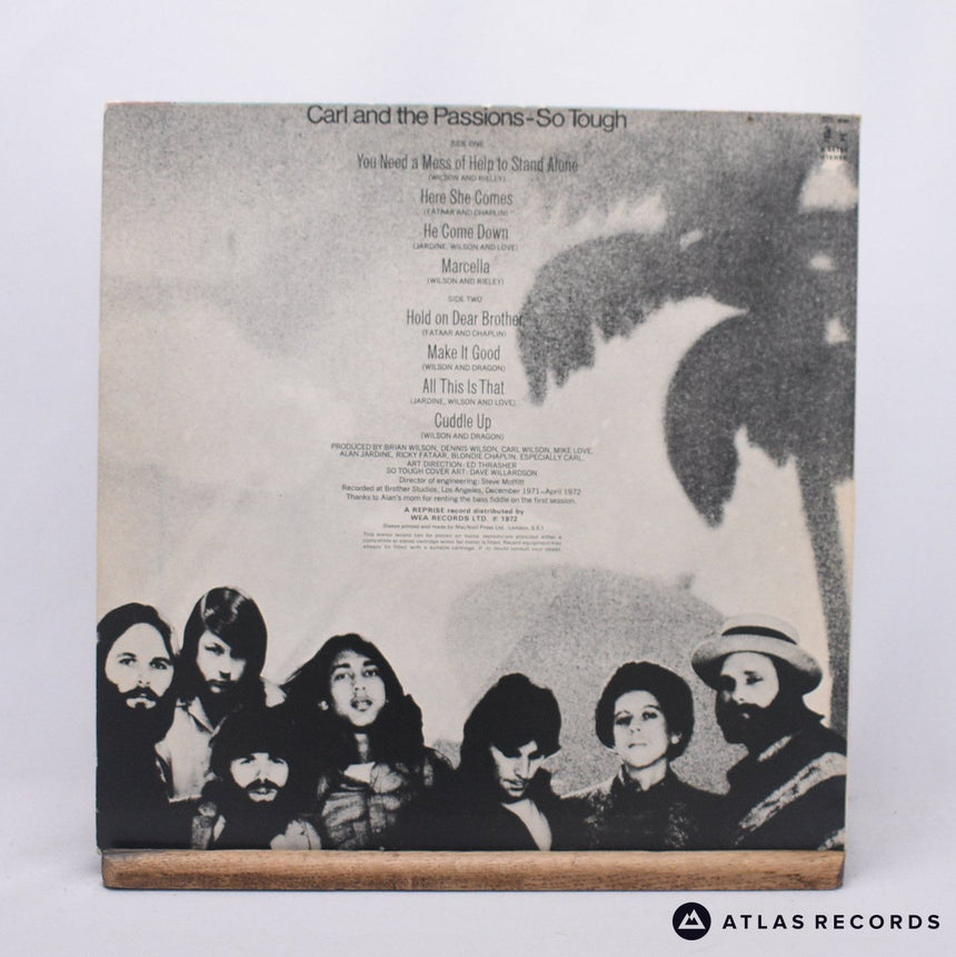 The Beach Boys - Carl And The Passions – "So Tough" - LP Vinyl Record - VG+/EX