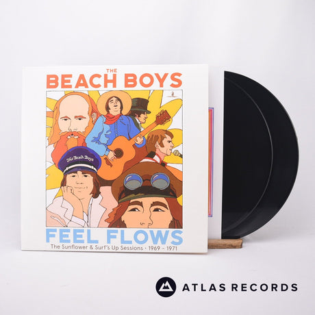 The Beach Boys Feel Flows 2 x LP Vinyl Record - Front Cover & Record