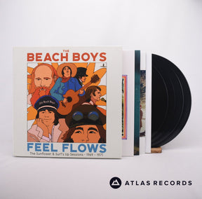 The Beach Boys Feel Flows 4 x LP Vinyl Record - Front Cover & Record