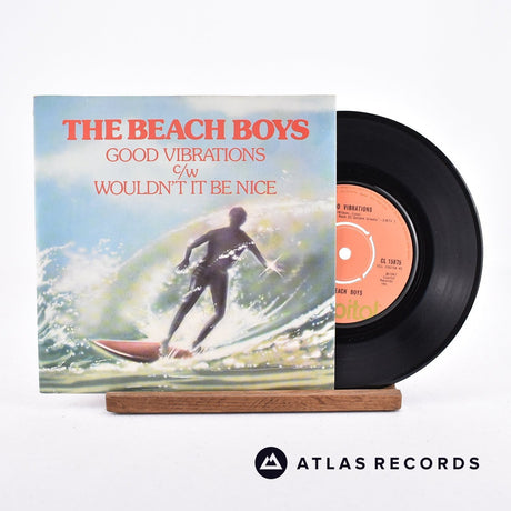 The Beach Boys Good Vibrations 7" Vinyl Record - Front Cover & Record