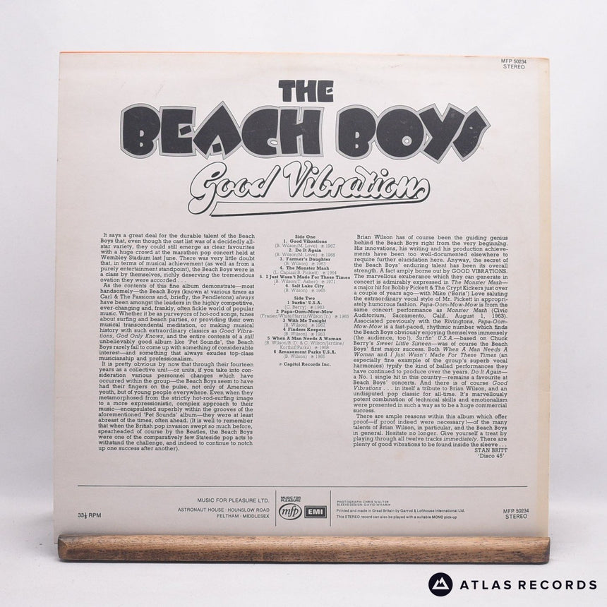 The Beach Boys - Good Vibrations - LP Vinyl Record - EX/NM
