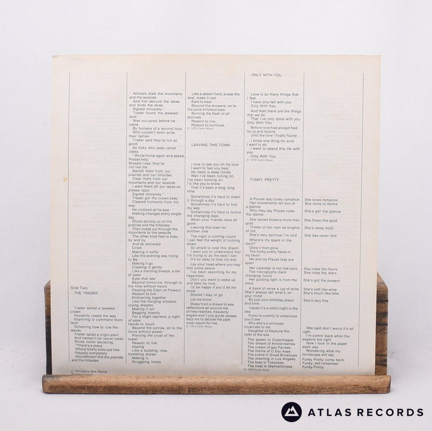 The Beach Boys - Holland - Lyric Sheet LP Vinyl Record - EX/VG+