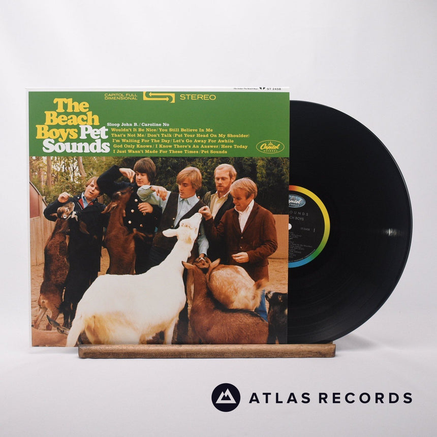 The Beach Boys Pet Sounds LP Vinyl Record - Front Cover & Record