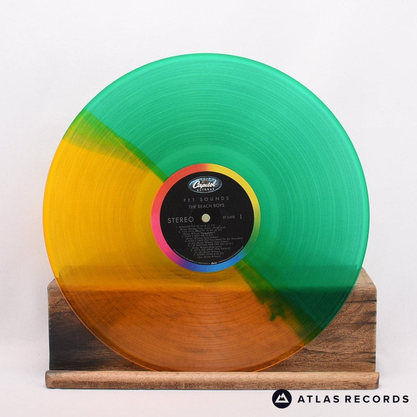 The Beach Boys - Pet Sounds - Yellow / Green LP Vinyl Record - NM/NM