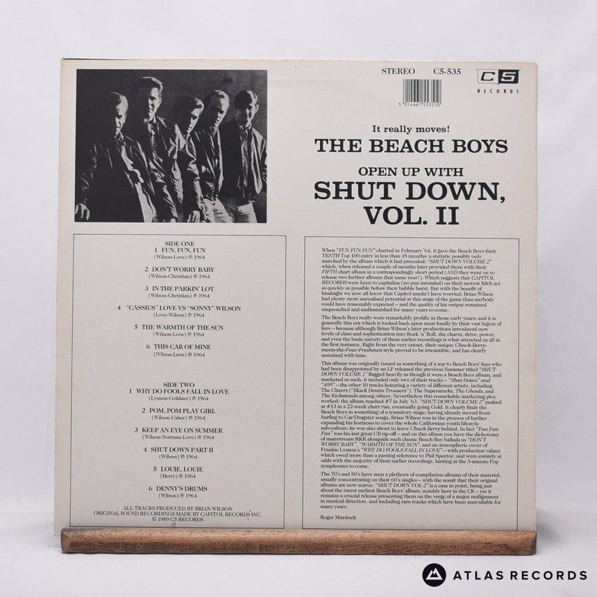 The Beach Boys - Shut Down, Volume 2 - Reissue A1 B1 LP Vinyl Record - EX/EX