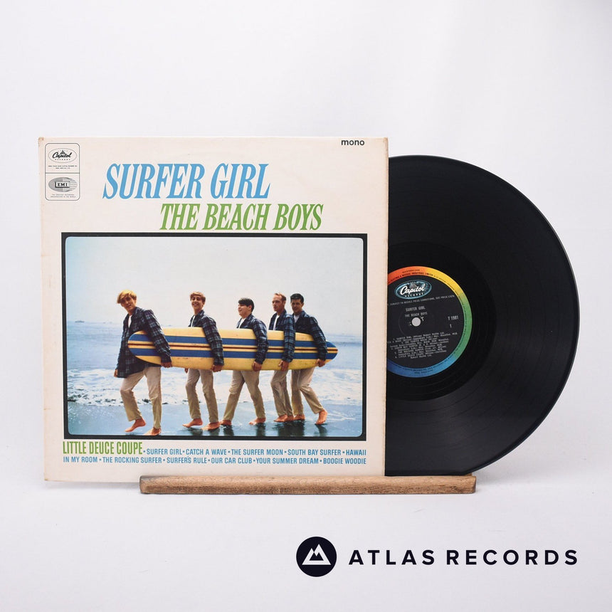 The Beach Boys Surfer Girl LP Vinyl Record - Front Cover & Record