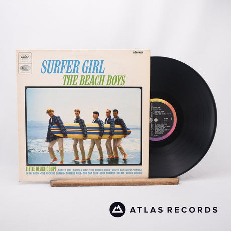 The Beach Boys Surfer Girl LP Vinyl Record - Front Cover & Record